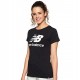 New Balance T-shirt Essentials Stacked Logo Tee WT91546BK