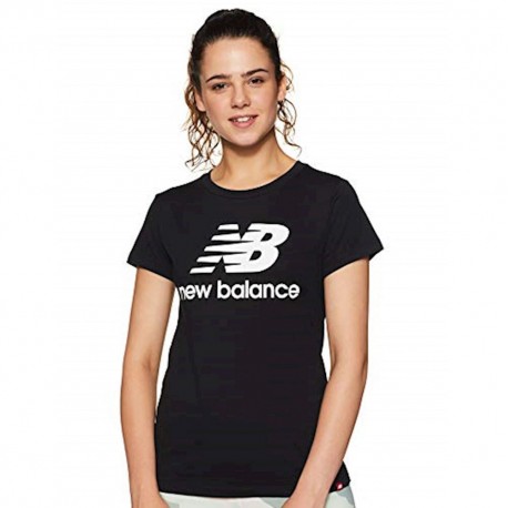 New Balance T-shirt Essentials Stacked Logo Tee WT91546BK