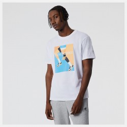 New Balance T-shirt Essentials Celebrate Run MT21516WT