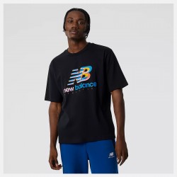 New Balance T-shirt Athletics Amplified Logo Tee MT21503BK