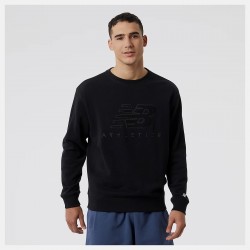 New Balance Felpa Athletics Crew MT23501BK