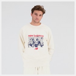 New Balance Felpa Athletics Remastered Graphic Crewneck MT31525GIE