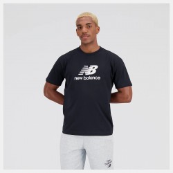 New Balance T-shirt Essentials Stacked Logo MT31541BK