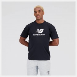 New Balance T-shirt Essentials Stacked Logo MT31541BK