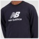 New Balance Felpa Essentials Stacked Logo Crewneck MT31538BK