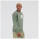 New Balance Felpa Essentials Stacked Logo Crewneck MT31538DON