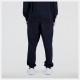 New Balance Pantalone Essentials Stacked Logo French Terry Sweatpant MP31539BK