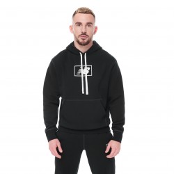 New Balance Felpa Essentials Brushed Back Hoodie MT33520BK