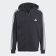 Adidas Giacca Essentials Fleece 3-Stripes Full-zip IB4029