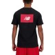 New Balance T-shirt Logo Tee MT41584BK