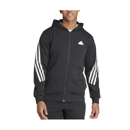 Adidas felpa con cappuccio Future Icons 3-Stripes Full Zip IR9159