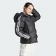 Adidas Giubbotto Essentials 3-Stripes Mid Down Hooded HZ8483